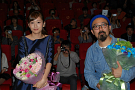 左から前田敦子さん、山下敦弘監督 (c)2013『もらとりあむタマ子』製作委員会