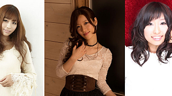 左から結城アイラ・原由実・marina