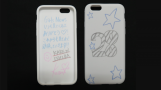 石田佳蓮メッセージ入りi-phoneケース