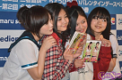 左から高木古都・清水富美加・川島麗惟・大谷澪