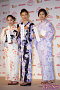 左から宮崎香蓮・菊川怜・忽那汐里