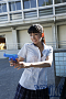 ヤングマガジン第41号 「生JK。」に登場するYGA 小泉遥 (c)Yuichi Sato / Kodansha
