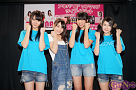 ALLOVERサポートメンバー 左から相原咲・中山瀬梨奈・姫川れおな・高実茉衣