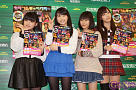 モーニング娘。 左から鈴木香音・鞘師里保・小田さくら・譜久村聖