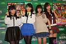 モーニング娘。 左から鈴木香音・鞘師里保・小田さくら・譜久村聖