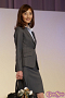 ビジネススーツコレクションに登場した酒井瑛里