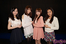 左から中川美樹・芳賀優里亜・山川ひろみ・栞菜