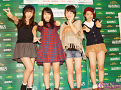 モーニング娘。 左から譜久村聖・鞘師里保・工藤遥・小田さくら