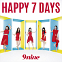9nine シングル『HAPPY 7 DAYS』初回生産限定盤Bジャケ写