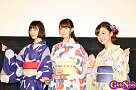 左から篠田麻里子・トリンドル玲奈・真野恵里菜