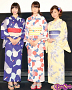 左から篠田麻里子・トリンドル玲奈・真野恵里菜