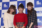 (左から)佐藤麗奈・外岡えりか・石田佳蓮