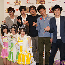 ぱちんこバラエティ番組「ノブコブ＆ゼブラ天使のキュイン×2バラエティ」制作発表会見