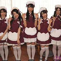 choice?（左から内田ひとみ・渡辺くるみ・上原真央・星野瑞映・田中佑奈）