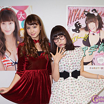 アイドリング!!! 大川藍(左)・9nine 佐武宇綺(右)