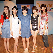 左から日辻南海・小野田美咲・春日彩香・吉田ユウ・橋本奈実