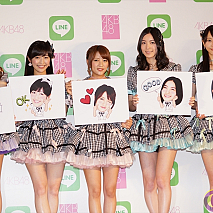 LINE×AKB48グループ コラボプロジェクト キックオフイベントより