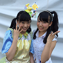 左から伊藤千由李(チームしゃちほこ)・伊藤千咲美(GEM)