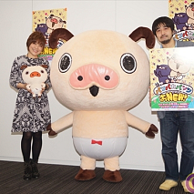 松本梨香(左)・べんぴねこ監督(右)