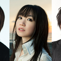 左から神谷浩史・水樹奈々・中村悠一