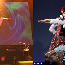 ファルコムjdkバンドθ(左)・リアル☆SPiKA(右)