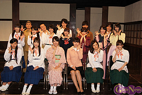 舞台「空色ドロップ」記者会見に登場した出演者たち