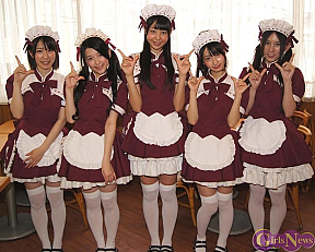 choice?（左から内田ひとみ・渡辺くるみ・上原真央・星野瑞映・田中佑奈）