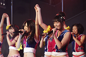 HKT48の劇場公演に初出演した多田愛佳 (C) AKS