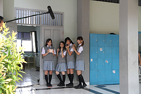 JKT48 ポカリスエット新CM撮影風景 (C) JKT48 project