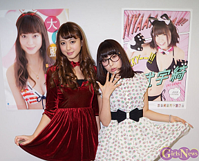 アイドリング!!! 大川藍(左)・9nine 佐武宇綺(右)