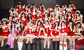 サンタ衣装のスチームガールズ＆アリス十番＆OZ＆アリス嬢たち