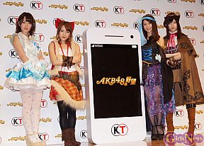 AKB48 左から川栄李奈・高橋みなみ・大島優子・島崎遥香