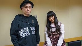 大槻ケンヂ(左) 上坂すみれ(右)