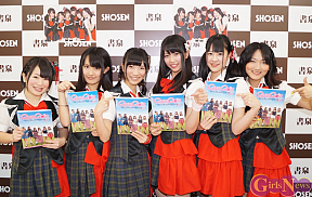 QunQun(キュンキュン) 左から井手口真子・姫川れいあ・江嶋綾恵梨・大野香澄・未来もも・河村ちさと