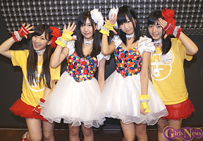 ぱー研！ 左から天木じゅん・黒木ひなこ・伊藤みう・小野寺なほ