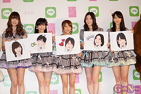 LINE×AKB48グループ コラボプロジェクト キックオフイベントより