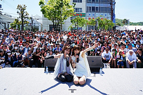 マチ★アソビVol.12のエンターテイメントイベントに出演した藍井エイル＆ELISA