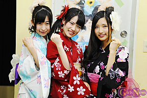 すぷらっしゅレボリューション 左から国本満里菜・小林まゆ・安田玲