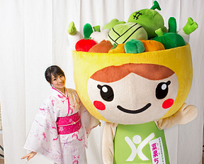 早乃香織(左)・菜果ちゃん(右)