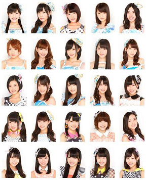 AKB48グループ オフィシャルカレンダー2015 カレンダー選抜 (C)AKS