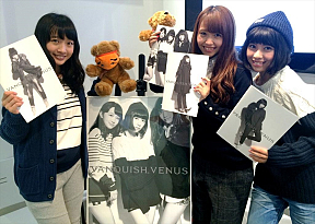 SUPER☆GiRLS 左から渡邉幸愛・志村理佳・田中美麗