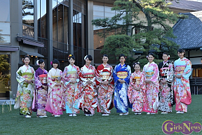 2015年オスカープロモーション晴れ着撮影会