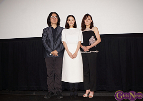 左から岩井俊二監督・蒼井優・鈴木杏