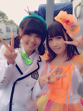 土光瑠里子(Tokyo Cheer② Party)(左)・青葉ひなり(FES☆TIVE)(右)