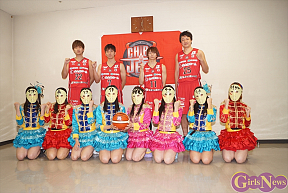 仮面女子×千葉ジェッツ選手