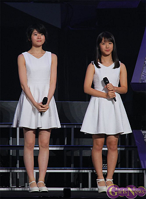 加賀楓（左）と横山玲奈（右）