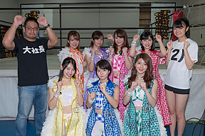 アップアップガールズ（仮）×DDT プロレスリング記者会見より