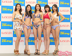 2018年なぎさイメージガール・水野 瑛 （中央）