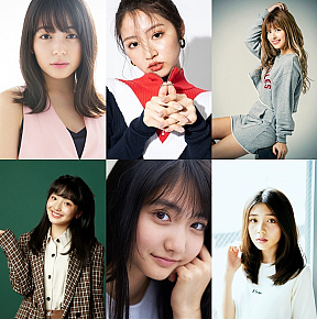 （写真上左から）久間田琳加　青島妃菜　アンジェリカ 　（下左から）白井杏奈　加藤咲希　宮本和奏