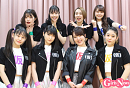 （後列左から）鈴木芽生菜　鈴木あゆ　工藤菫　古谷柚里花（前列左から）青柳佑芽　住田悠華　関根梓　小山星流